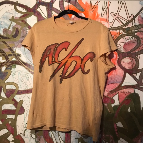 Vintage Other - Vintage AC/DC concert t-shirt